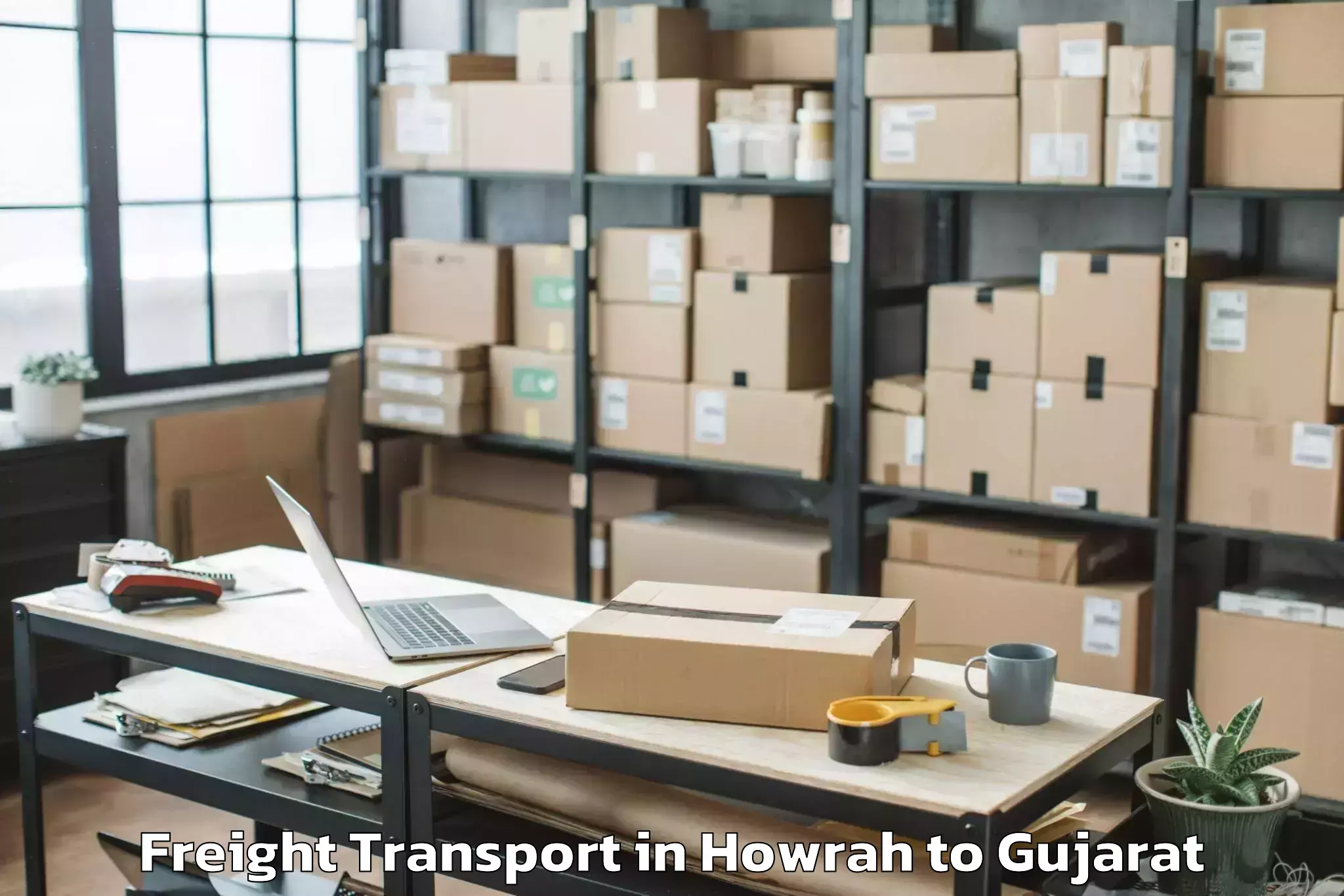 Quality Howrah to Modasa Freight Transport